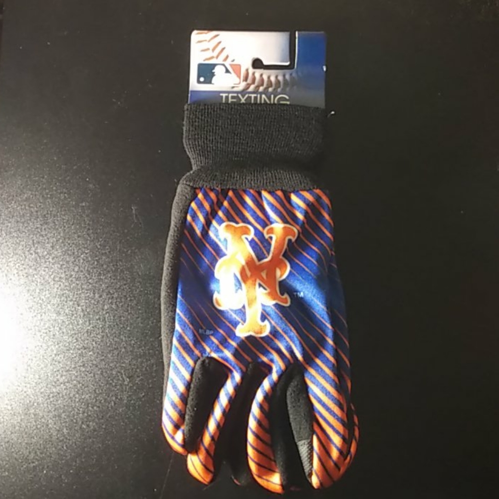 MLB Mets Texting Gloves